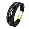 Black gold buckle