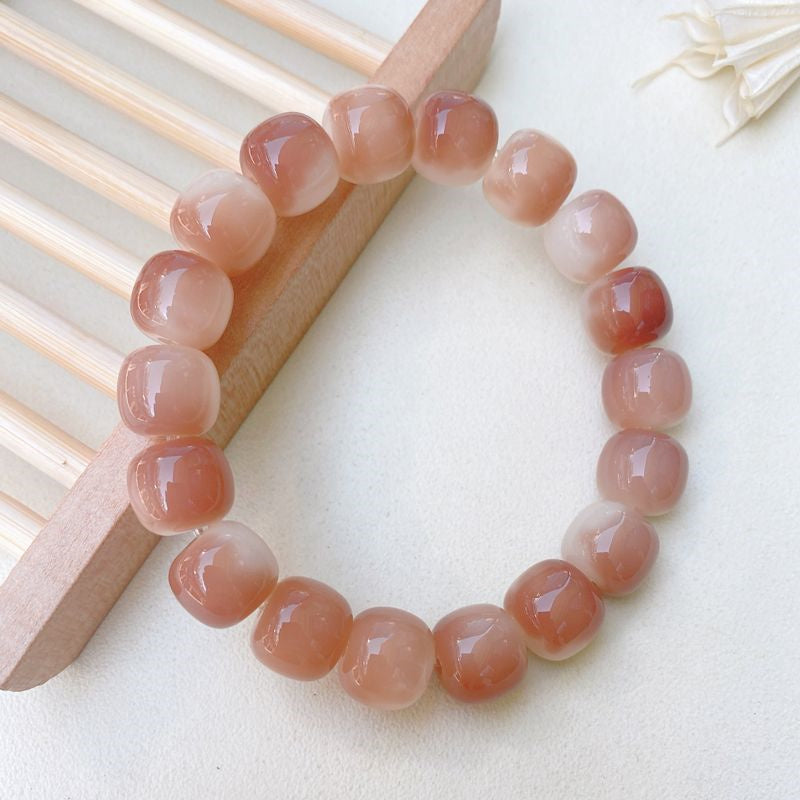 Natural Bodhi Seeds Wrapped Around The Finger Violet Bracelet