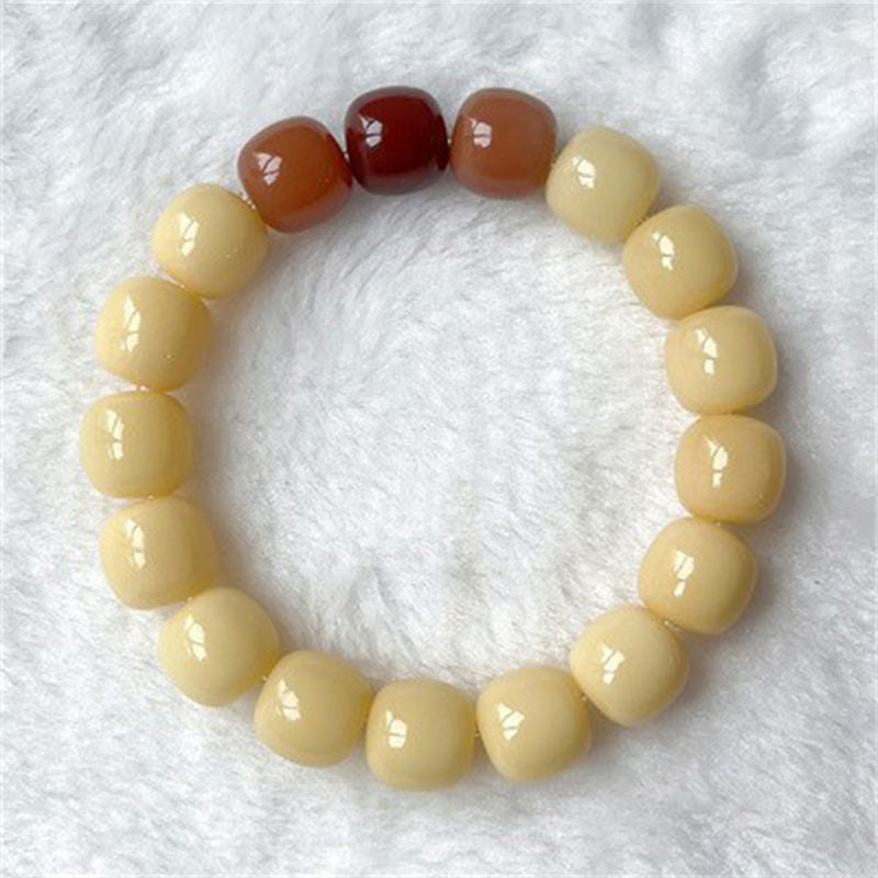 Natural Bodhi Seeds Wrapped Around The Finger Violet Bracelet