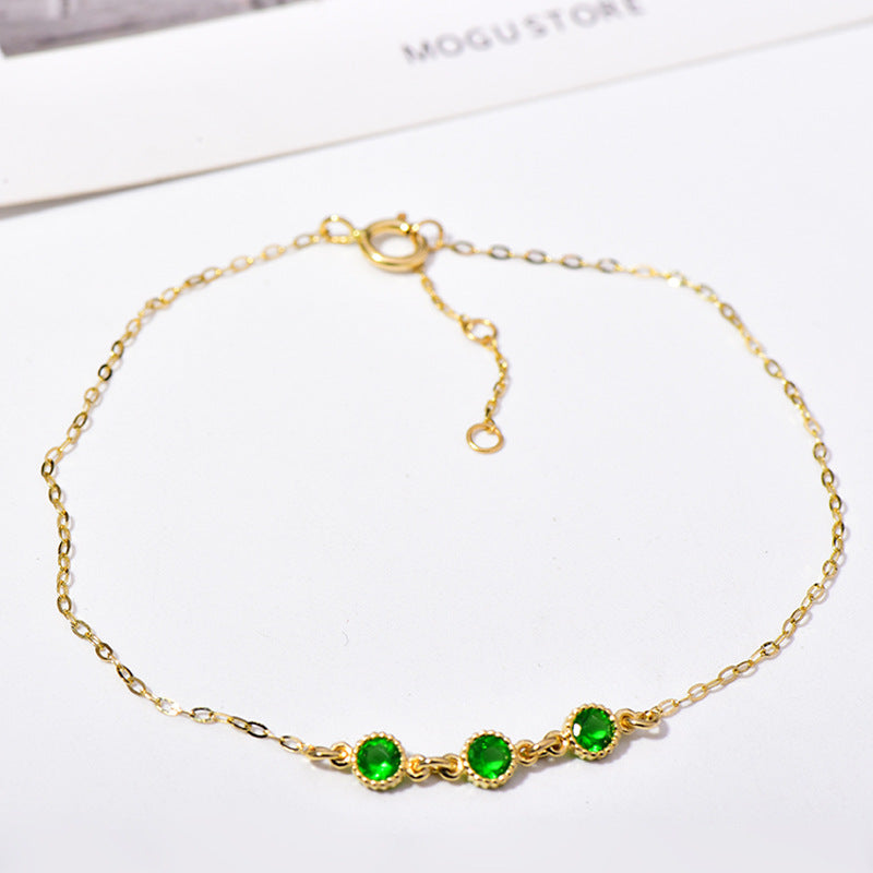 Fashion simple egg tart bracelet