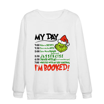 Christmas My Day I'M BOOKED Sweatshirt/Hoodie 【KAUFEN SIE 2 UND ERHALTEN SIE KOSTENLOSEN VERSAND】