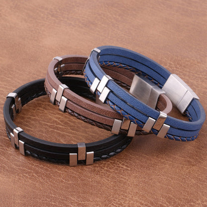 Simple Leather Rope Bracelet