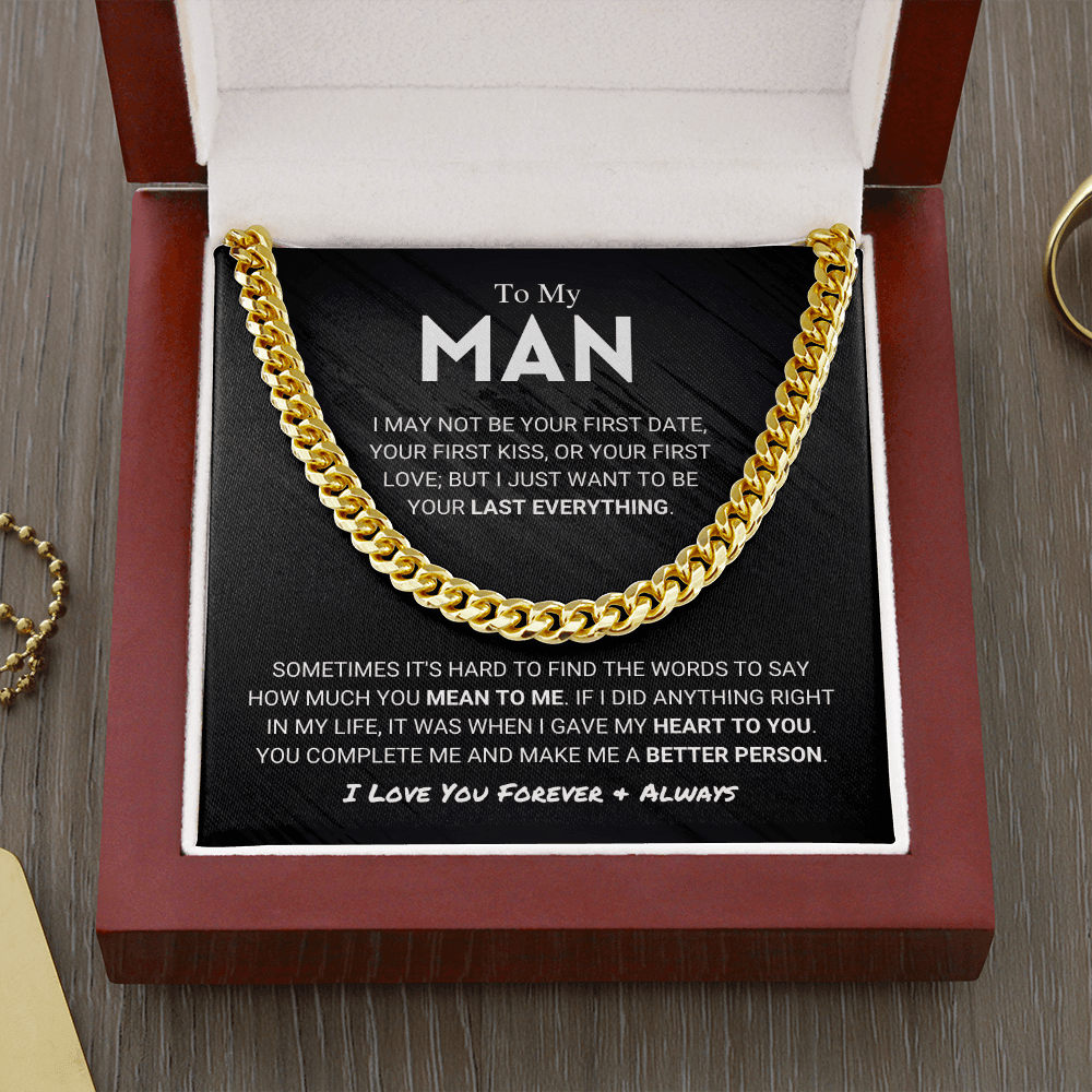 Personalized love necklace for man - Record My Love