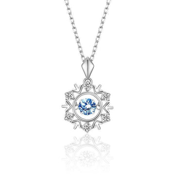 Snowflake smart necklace - Record My Love