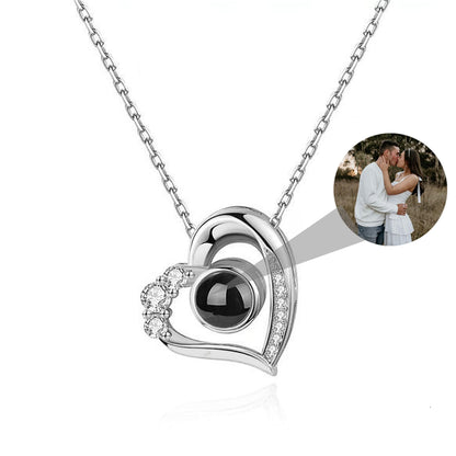 Personalized Projection Necklace - Record My Love