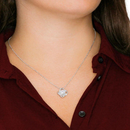 Personalized love necklace For Bonus mom - Record My Love